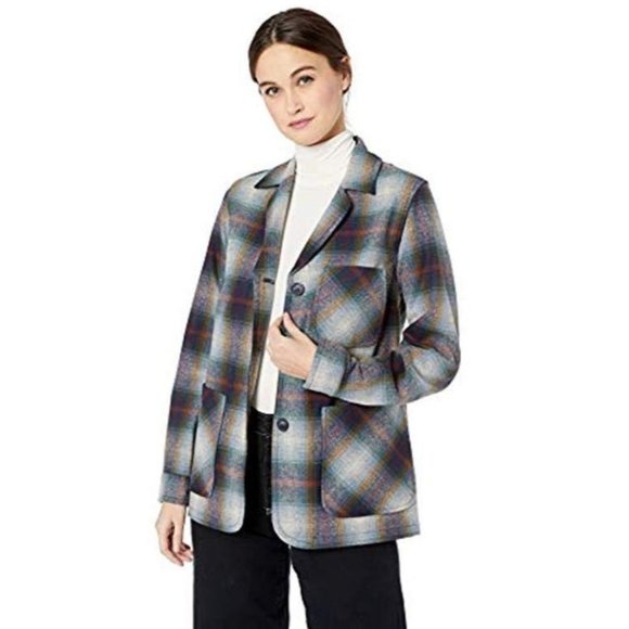 Like New Pendleton Multicolor Plaid Women's Jacket - Picture 1 of 7